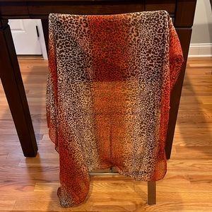 Scarf animal print nwot